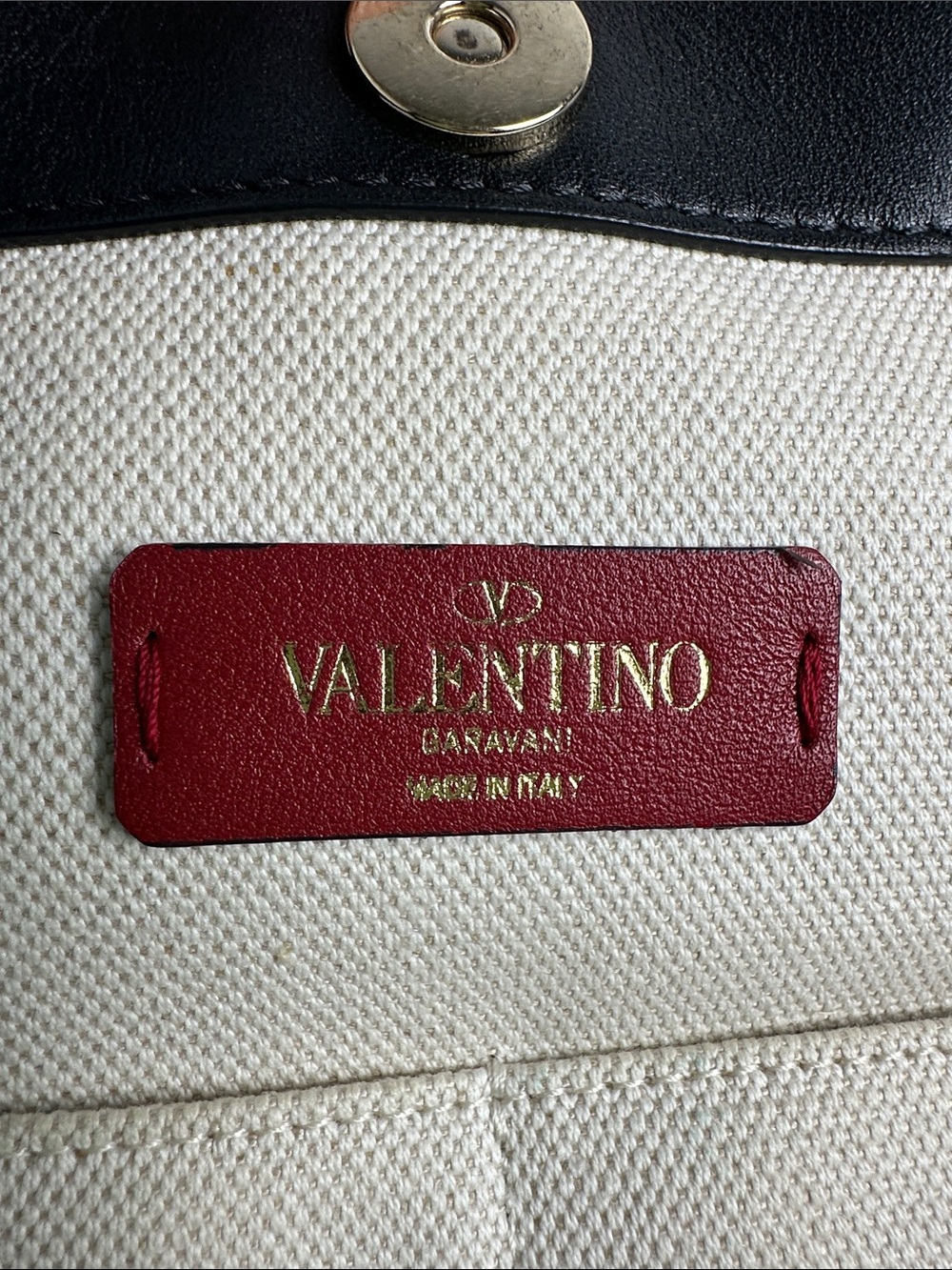 💯Authentic Valentino Garavani VLTN Canvas Tote Bag🍀 - Picture 9 of 15